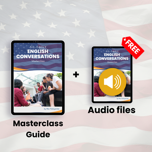 50 Daily English Conversations Masterclass(Text + Audio Edition)