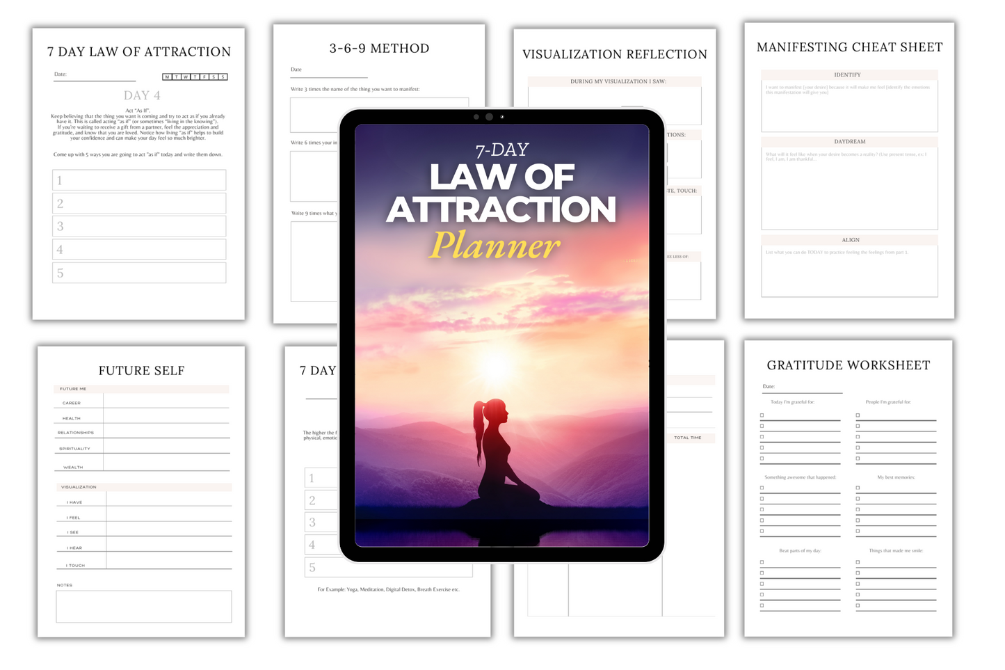 7-Day Law of Attraction Planner (Digital)